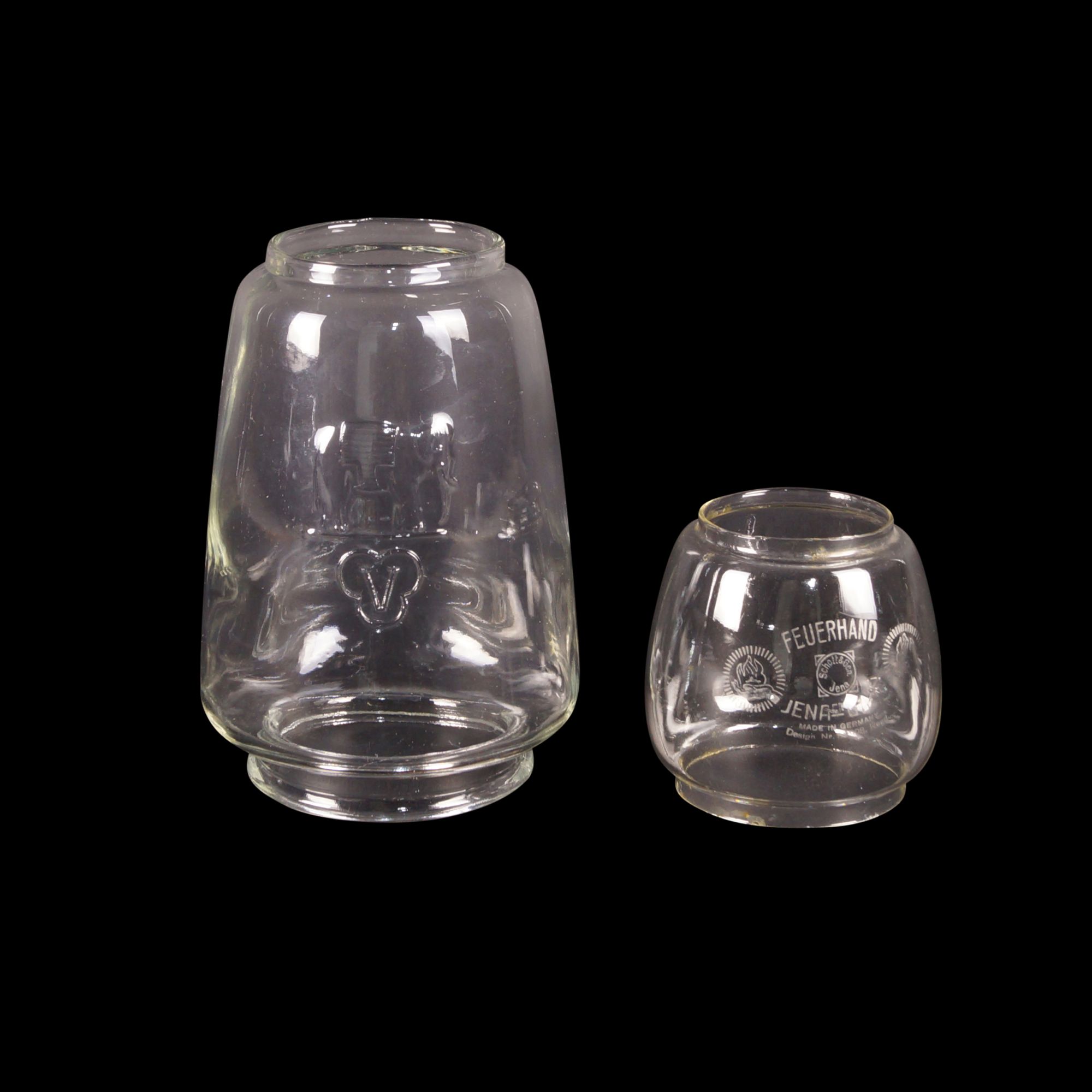 A Frosted Duplex Oil Lamp Chimney Old Flames Ltd